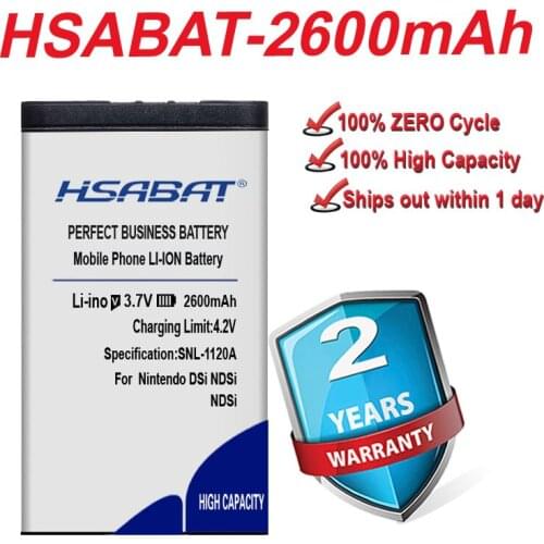 Top Brand 100% New 2600mAh Battery for Nintendo DSi NDSi in stock