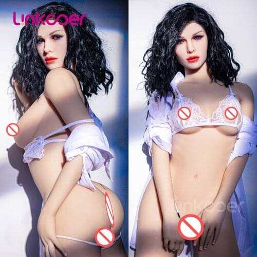 Linkooer 158cm TPE Metal Skeleton Sex Doll Sexy Boobs Realistic Vaginal Oral Anus Ass Sexy Beauty Sex Toys for Men Love Dolls