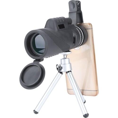 Multi-Layer Film Ultra-High Transmittance High Definition Compact Monocular Telescopes Low Light Vision For Camping Hunting