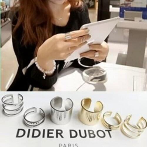 Fashion ring 3 Pcs/Set Top Of Finger Over The Midi Tip Finger Above The Knuckle Open Ring Fashion Wedding Jewelry christmas gift