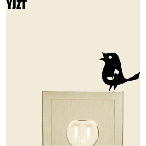 Music And Bird Decorative Wall Animal Switch Sticker Vinyl Simple Fashion Decor Decal 8SS-0275