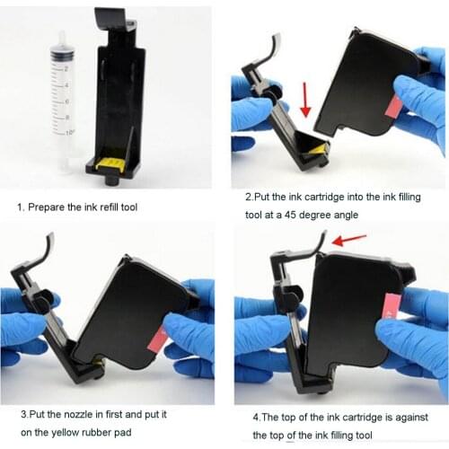 Replacement Ink Cartridge Refill Tool Kits for HP HP51640 51645 6615 HP45/15 Ink Cartridge Ink Suction Kits Accessories