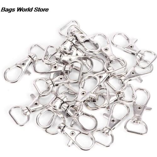 New Metal 10pcs/pack Portable Lanyard Hook Swivel Snap Lobster Clasp Clips For Bag Parts & Accessories