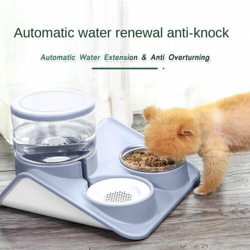 Pet Waterer Sealed Cat Bowl 2L Cats Bowl for Automatic Cat Drinking Feeding Device Automatic Dog Feeder Dogs Kitten Rabit Bird