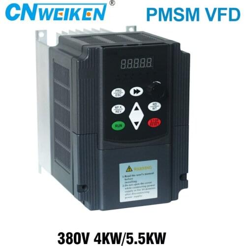 Wk600B Vector Control frequency converter 4.0kw/5.5kw Three-phase 380V Permanent magnet synchronous motor variable frequency speed control controller servo drive