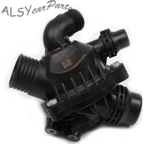 YMM OEM 11537601158 Engine Coolant Thermostat For BMW 335i 535i 640i X3 X5 X6 xDrive E90 E92 F07 F10 E70 3.0L L6 410766103D0