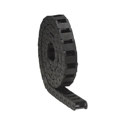 Bridge type can't open plastic 10mmx20mm drag chain with end connectors L 1000mm engraving machine cable for CNC router 1pcs