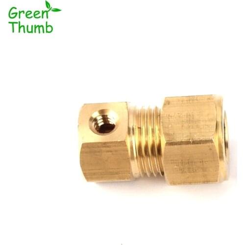 1pc Inner Diameter 9.5mm Brass Single Spray Adapters Garden Water Pipe High Pressure Brass Quick Connector