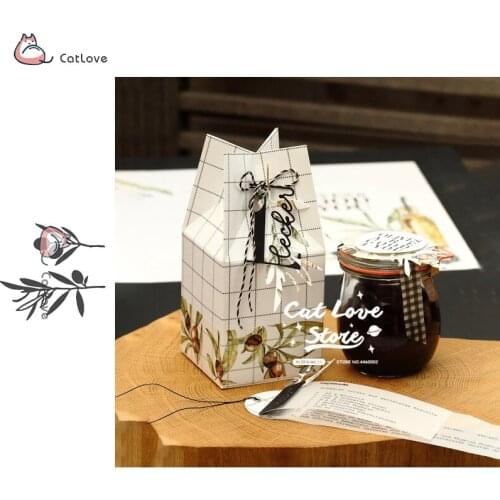 2PCS Grass Plant Metal Cutting Dies Stencils For DIY Scrapbooking Paper Card Decorative Craft Dies Embossing Die Cuts New 2019