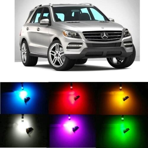 20pc/lot canbus t5 Dashboard LED Light Bulbs For mercedes w163 w164 w166 w251 w221 w220 r129 r230 w230 r170 r171 r172 r199 w176