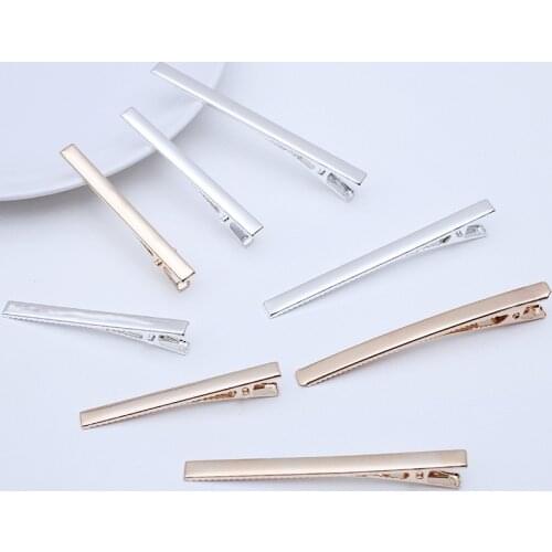 50 Pieces/Lot 60mm 80mm Metal Alligator Hair Clip Hairpin Barrettes Tools Diy Hair Accessories