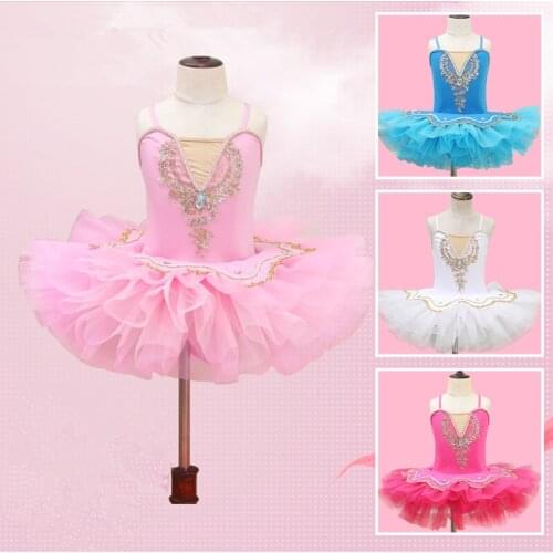 Ballet Tutu Swan Lake Girls Ballet Costume Ballerina Stage Performance show Children Ballet Professional Dance Dress For kids