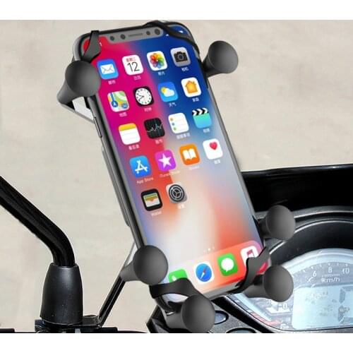 FIMILEF Motorcycle Phone Holder For iPhone11 X XS Max XR Xiaomi Durable Motorcycle Cell Phone Holder Stand For Phone Support