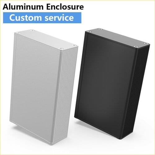 Aluminum Enclosure DIY Electronic Project Case Aadapter Power Resistivity Tester Box J11 66*27mm Customization