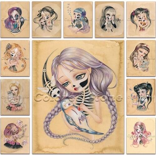 New 5D Full Square Diamond painting embroidery Cross stitch Sexy beauty cute girl christmas DIY Round Drill Drawing mosaic 057