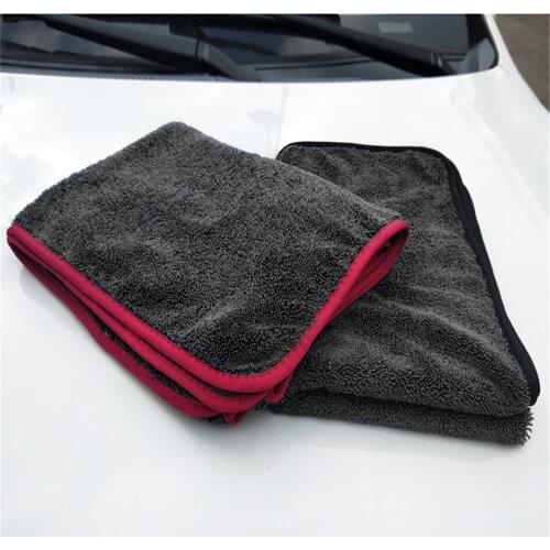 Microfiber Towel Car Wash Cloth Auto Cleaning Door Window Care Thick Strong Water Absorption For Car Home Automobile Accessories