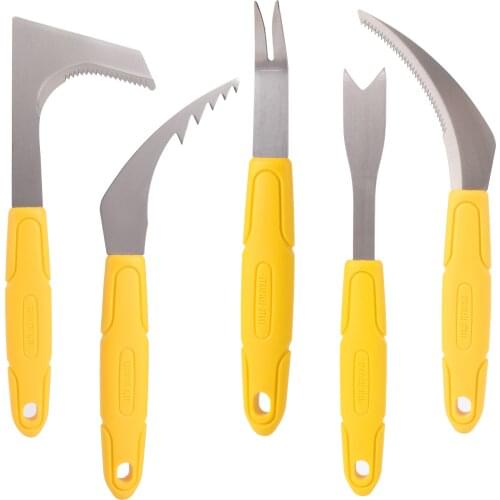 Lawn Portable Root Remover Digger Weed Puller Gardening Handheld Turf Mower Machete Hook Crack Weeder Transplant Seedling Tool