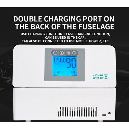 Portable refrigerated box Pwerful refrigeration insulin refrigerated box Drug small refrigerator A1 upgrade version Car use