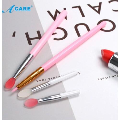 Silicone Head Lip Brush Makeup Brushes Set Lip Applicator Lipstick Lip Glossy Wands Pen Lip liner Brush Makeup Professional Tool