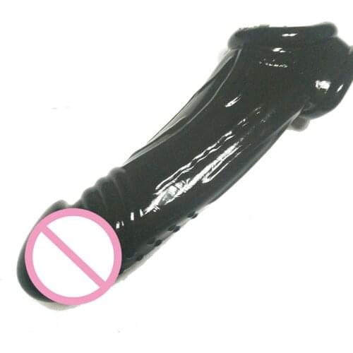 BOLD Extend Penis Cover Reusable Impotence contraceptive delay ejaculation extension G point dildo sleeve Sex toys for Men