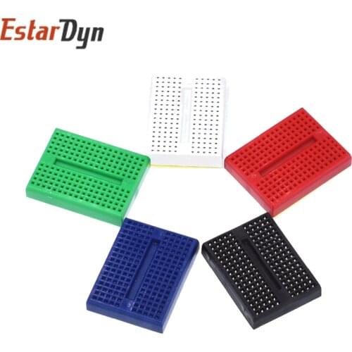 1pcs/lot SYB-170 Mini Solderless Prototype Experiment Test Breadboard 170 Tie-points 35*47*8.5mm