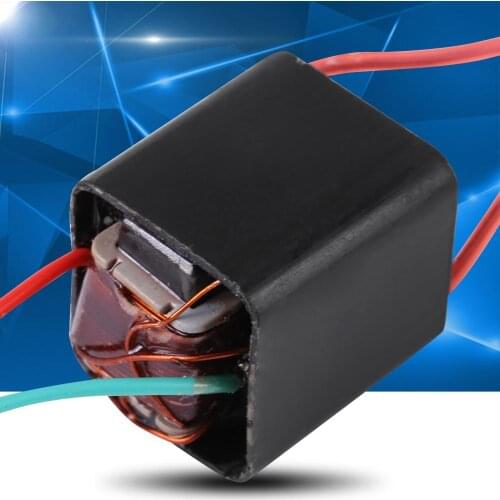 WALFRONT High Voltage Pulse Arc Generator Inverter Step Up Boost Transformer DC3.6-6V High Voltage Generator 20KV Arc CoilModule