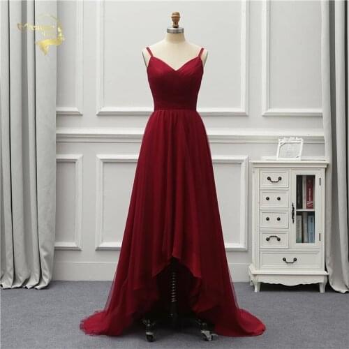 Jeanne Love Formal Luxury Long Evening Dress 2020 New Arrival Front Short Long Back Party Robe De Soiree Vestido De Festa OL5228