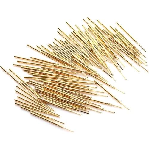 100PCS/package R100-3W Test Needle Sleeve Outer Diameter 1.67mm Length 38.3mm Snap Ring Height 5mm Spring Test Probe Sleeve