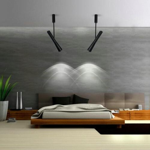 15W COB LED track light, store shopping mall lighting lamp, Color optional White/black 2line LED track Spot light, 10pcs/ lot