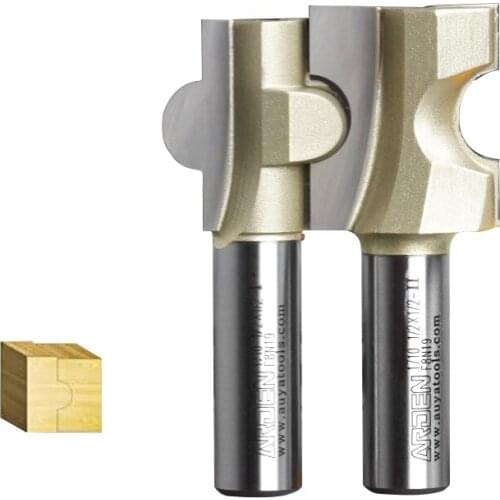2pcs/set Woodworking Tools Glue Joint Bit Arden Router Bits -1/2*1/4-I,1/2*1/4-II -1/2"Shank-Arden A1710178&88