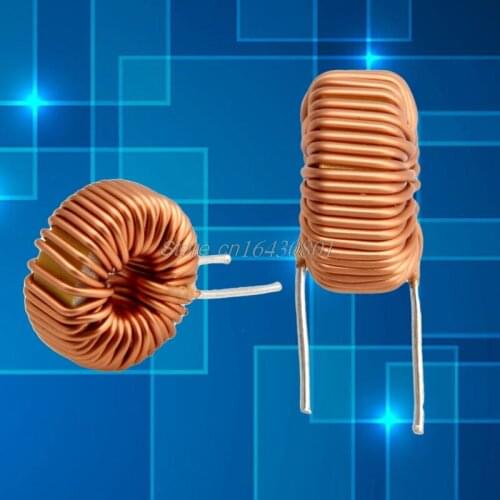 5Pcs 6A Toroid Core Inductors Wire Wind Wound DIY mah--100uH Coil New Oct Whosale&DropShip