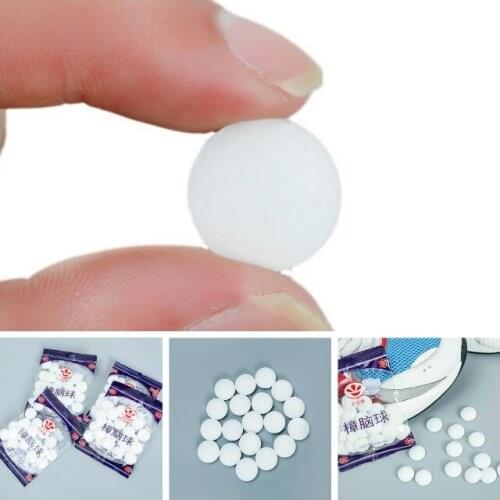 5 Packs Wardrobe Clothes Drawer Deodorant Moth Bathroom Natural Mothballs Anti-mold Moth Repellent Camphor Ball Pest Control Hom