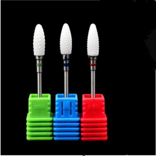 6 type ceramic nail drill electric manicure machine accessories nail tool electric manicure tool nail file, remove gel