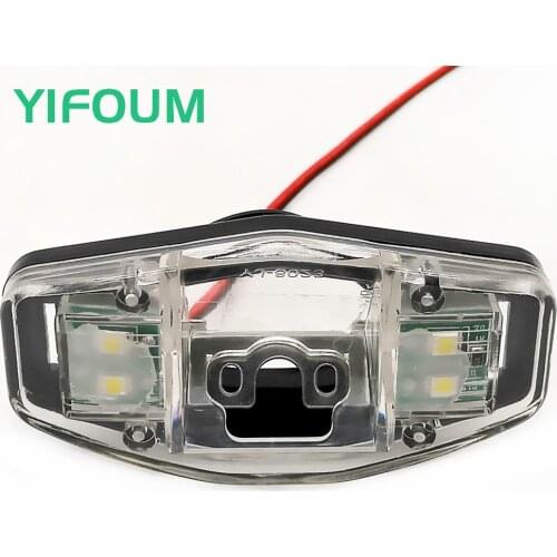 YIFOUM Car Rear View Parking Camera Bracket License Plate Lights Housing For Honda Pilot Accord Civic EK FD Odyssey Acura TSX