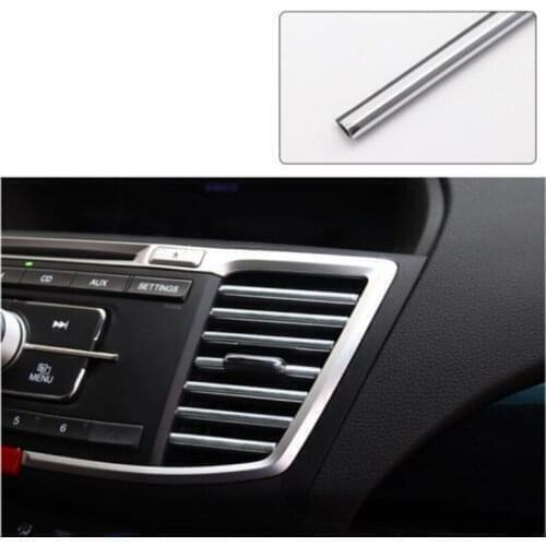 2021 Car styling Car Air Vent Grille Decoration Strip for Buick LaCrosse verano GS Regal Excelle for Acura MDX RDX TSX ZDX RL TL