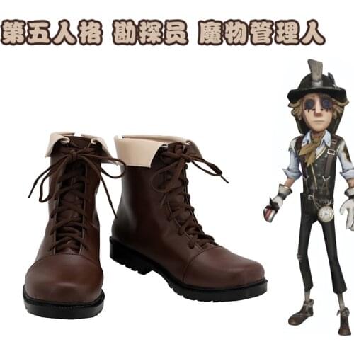 Game Identity V Campbell Shoes Boots New Survivor Prospector Original Skin Monster Manager Cosplay Halloween Party Shoes