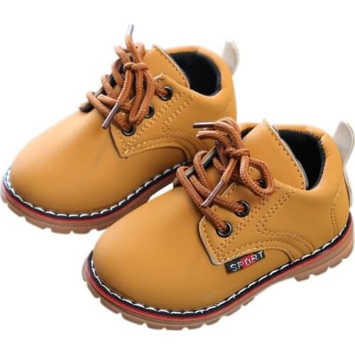 Baby Boots Cute Winter Baby Boys Girls Child Army Style Martin Boot Warm Shoes Fashion