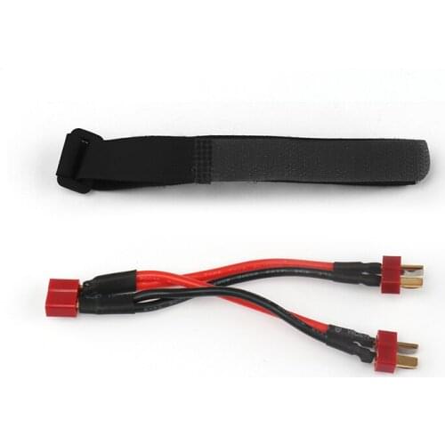 For Feiyue FY03 FY02 FY01 WLtoys 12428 12423 RC Car Double Battery Convert Wire T Plug