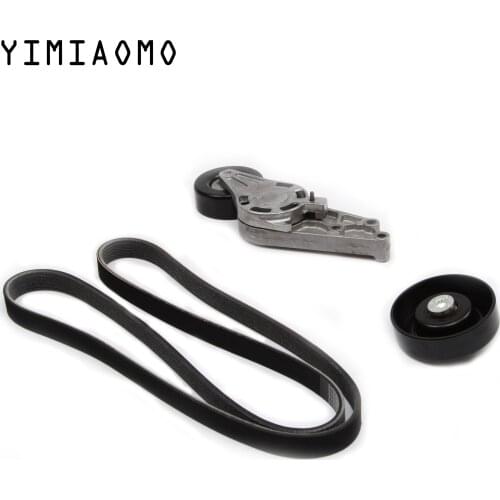 06D 903 137 E Serpentine Belt Tensioner Idler Pulley Kit For Audi A4 S4 S6 A6 Avant Cabrio Seat Exeo 1.6/2.0/1.8L 06B903133A