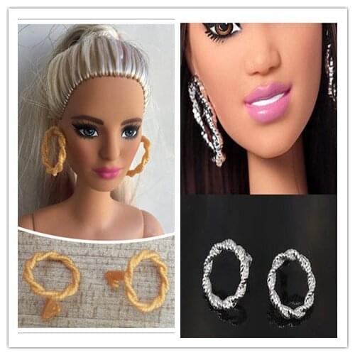 Original Earrings Doll Accessories Hiar bangs hairpins for Fashion 1/6 BABI/FR/IT/PP Doll