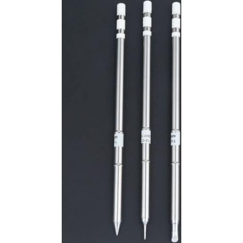 3pcs T12 Solder Iron Tip For HAKKO FX-950 FX-951 Soldering Rework Station T12-C4, 12-C1, T12-B 110V - 220V