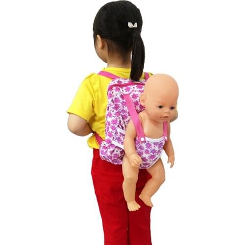Gift for Girl Dolls bag for New born baby dolls outgoing packs Outdoor Carrying bag doll backpack accessory