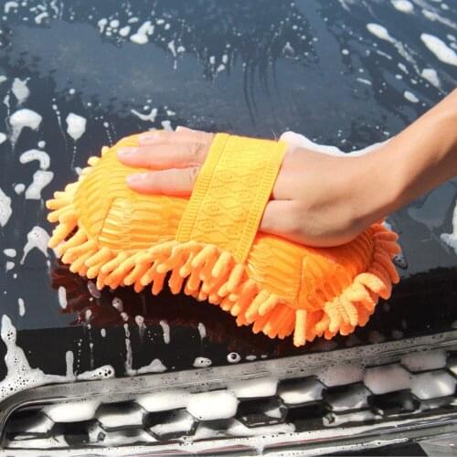 Microfiber Towel Car Cleaning Wash Brush Home Room Clean Washing Sponges