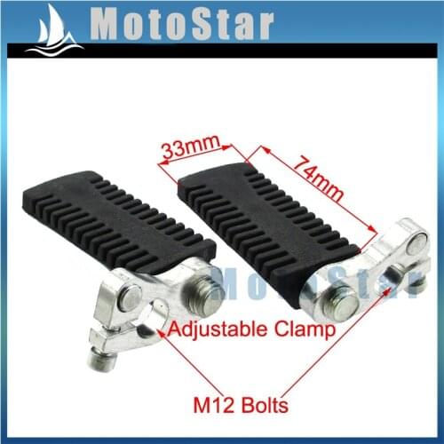 Footpegs Foot Rest Pegs For 2 Stroke 47cc 49cc Mini Moto Pocket Bike