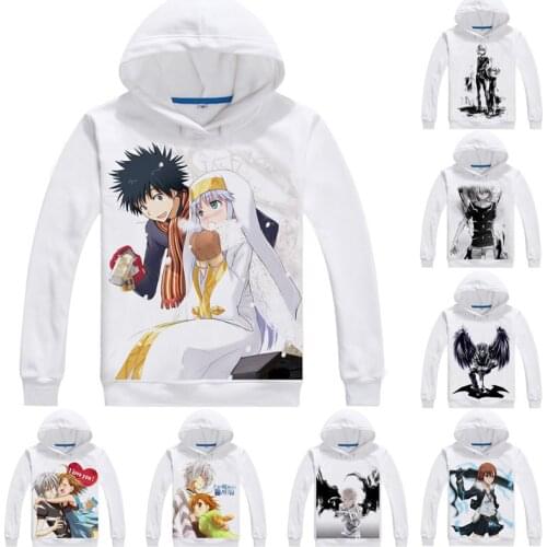 A Certain Magical Index 3D Hoodies Men Hip Hop Long Sleeve Anime Hoodie Index Librorum Prohibitorum Kamijo Cosplay Sweatshirts