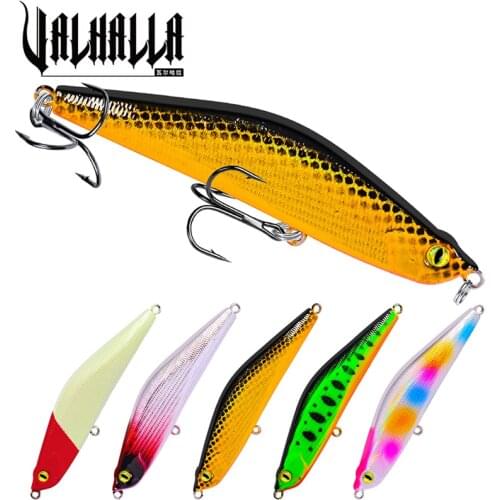 Pencil VIB 1pc Comdaba 5 Colors Hard Plastic 9.3cm-3.66"/16g-0.56oz Artificial Bait 3d Eyes 6# Treble Hooks VIB Fishing Tackle