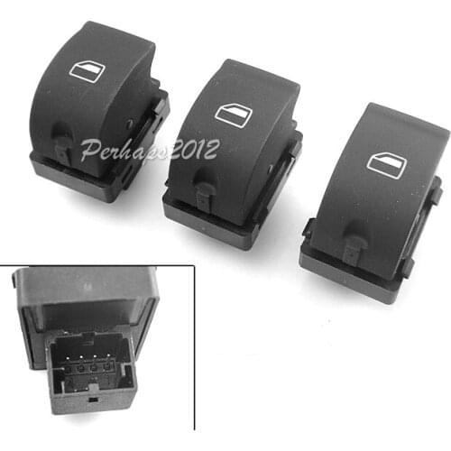 3x a set Power Window Switch for A4 B6 & for A4 B7 OE:8E0 959 855 , 8ED 959 855 8ED959855