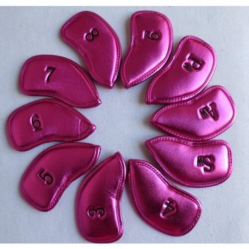 10pcs per set golf Iron sets female candy color golf iron club head cover