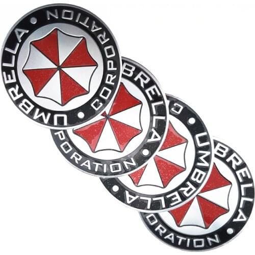 3D Aluminum Umbrella Corporation Car Sticker for Mercedes-Benz BMW all series 1 2 3 4 5 6 7 Audi all series Q3 Q5 SQ5 Q7 A1 A3