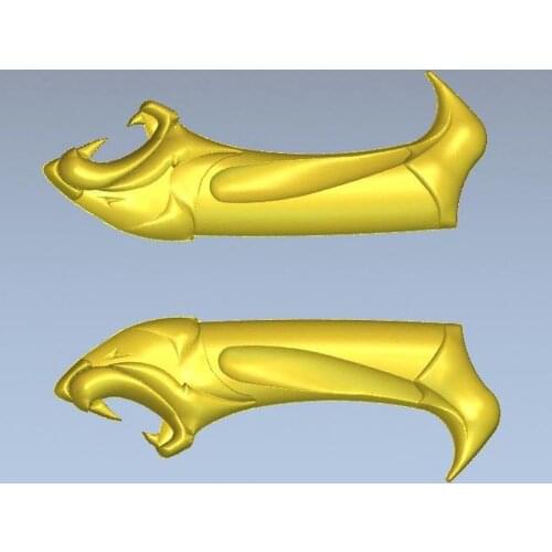 3D model for 3D relief cnc machine in STL format knife_handle-2
